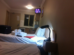 Keiraview Apartments & Accommodation Pic 3 - Fair sized room though a little squeezy if you put the sofa bed down