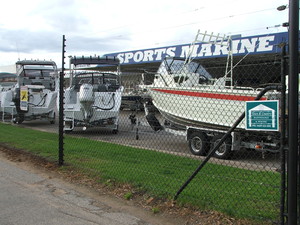 Town & Country Maintenance & Fencing Pic 3 - Black powdercoated chainmesh top wires can be plain or barbed or electrified