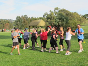 Make Me Do It Health and Fitness Pic 4 - Boxing at Lilydale Lake