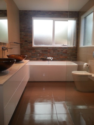 Brio Constructions Pic 4 - Full Bathroom Renovation completed OConner