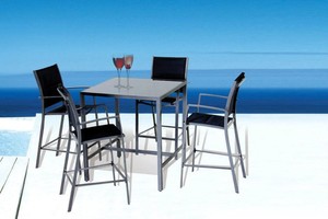 Premium Patio Furniture Pic 2 - 5 piece bar setting Premium Patio