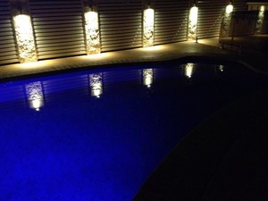 RJG electrical Pic 3 - landscape pool lighting