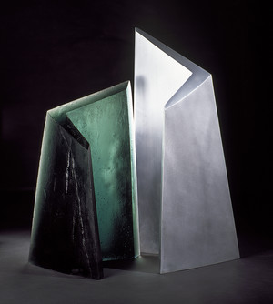 Peter Kovacsy Studio Gallery Pic 5 - Last Stand aluminium and cast glass sculpture by Peter Kovacsy