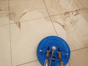 The Rug Man Pic 5 - Tile Cleaning Process