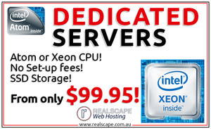 Realscape Web Hosting Pic 4 - Super Fast no setup fees and ready within hours our dedicated server prices are unbeatable from a low 9995 per month