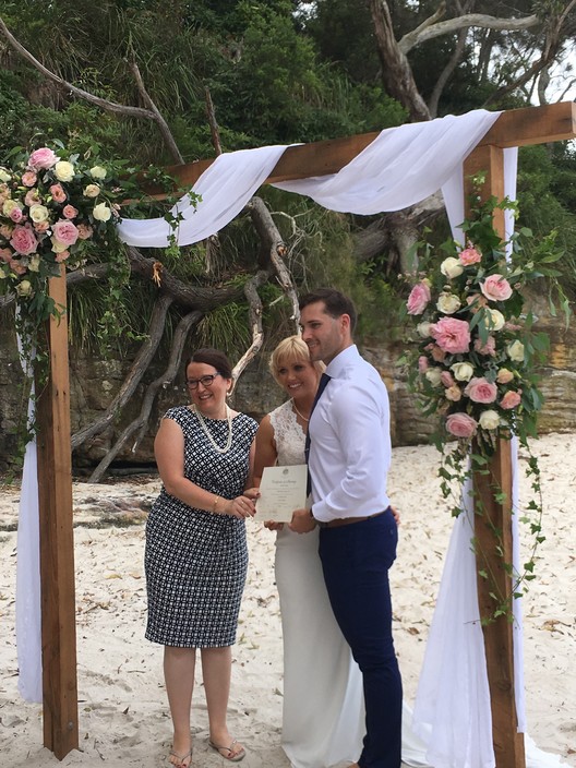 Shantele Whitaker Pic 1 - Wedding on Blenheim Beach Vincentia NSW