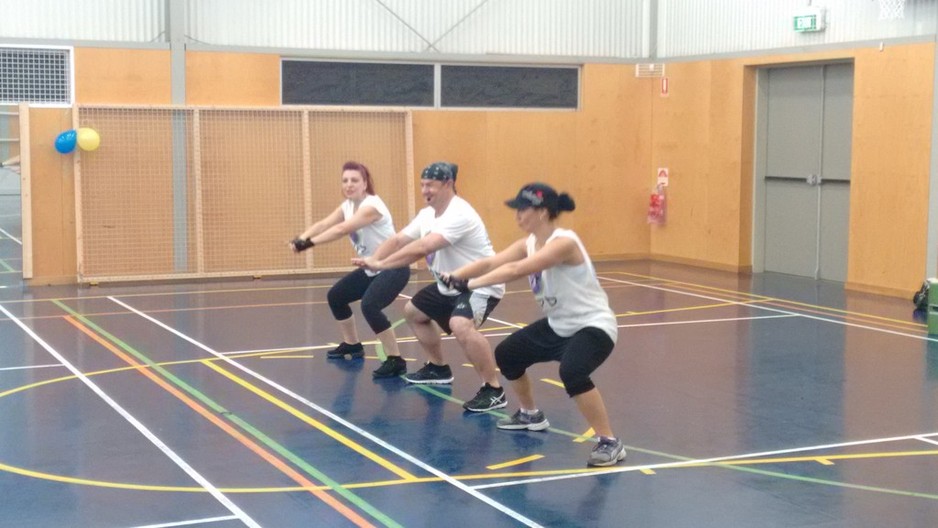 KPD Pic 1 - KPD Instructors going through a squat track