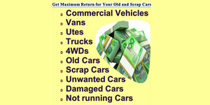 Aussie Car Removal - Sunshine Coast - Brisbane - Cash For Cars Pic 3 - COMMERCIAL VANS UTES TRUCKS 4WDS OLD CARS SCRAP CARS DAMAGED CARS NOT RUNNING CARS