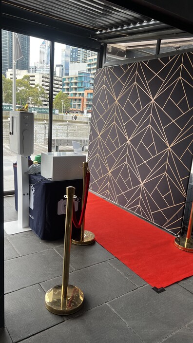 Pixel Booth Pic 1 - Red Carpet and Bollard Hire with Photo Booth