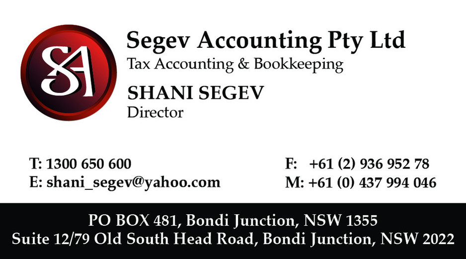 Segev Accounting Pty Ltd Pic 1