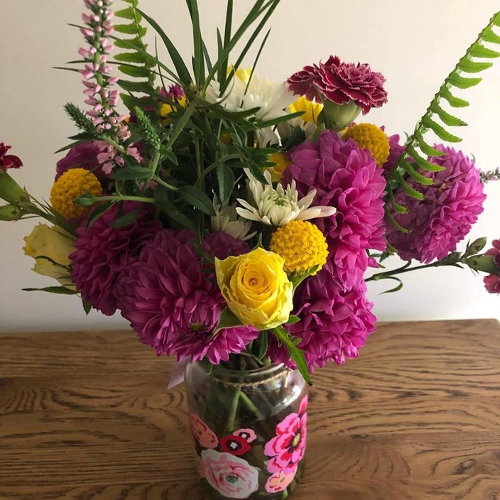 Petite Blooms Pic 1 - Flower jars are popular especially in this Melbourne summer