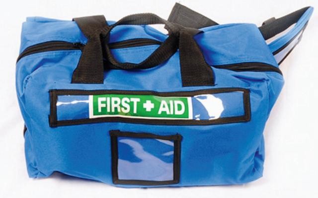 Aidkits - First Aid Kits & Supplies Pic 1 - blue multiuse soft bag with waist clip