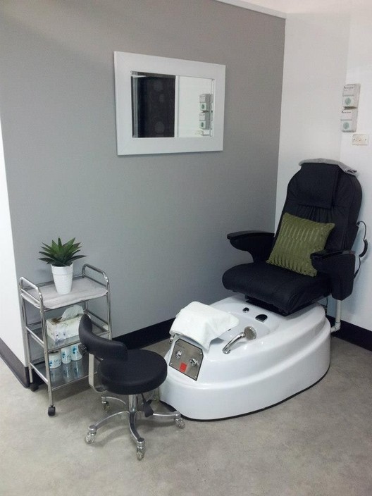 Hunter Skin & Beauty Pic 1 - We have a spa pedicure lounge for your enjoyment