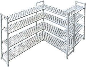 Stainless Flat Pack Pic 4 - Modular Tier Shelving Solutions