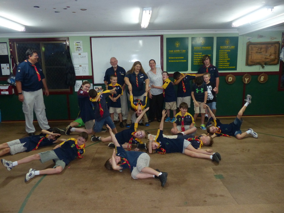 1st Wattle Grove Scout Group Pic 1 - Cub Scouts and MP Melanie Gibbons