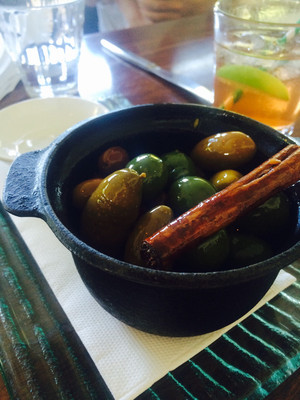 Harvest Cafe Pic 5 - Warmed marinated olives