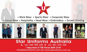 Star Uniforms Australia Pic 4