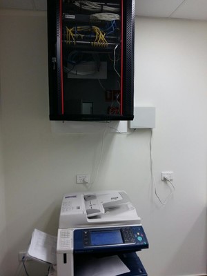 Telephone Company One Pic 5 - NBN NTD connection into Comms cabinet