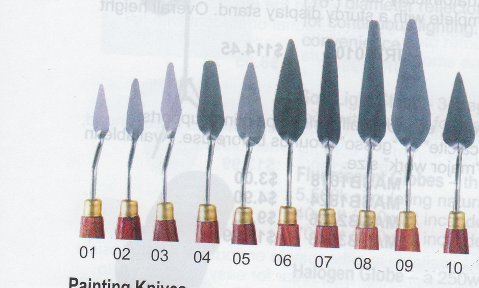 Lakes Online Art Supplies Pic 1 - Brushes Knives and Paints