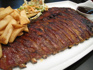 Choice Gourmet Pizza Pic 3 - a slab of pork ribs