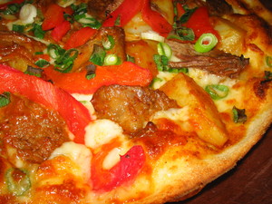 Choice Gourmet Pizza Pic 4 - beef rendang pizza