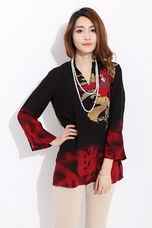 Accolades Boutique Pic 3 - New Arrival 2013 Silk Blouse and Pearl Necklace