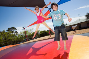 Merimbula Beach NRMA Holiday Park Pic 2 - Jumping pillow fun