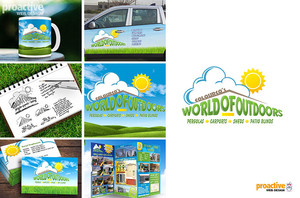 Proactive Web Design Pic 5 - Brand Logo Development The Colourcos World of Outdoors project was a brand redesign from Colourcos Steel Buildings The concept in the new brand was to convey that this cons