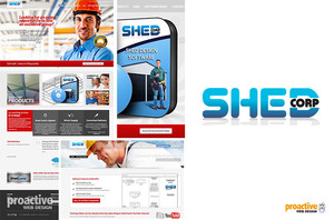 Proactive Web Design Pic 3 - Responsive website Shed Corp is an Australian based business which specialises in the design of preengineered building systems With the design of their website we needed to bu