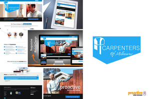 Proactive Web Design Pic 4 - Responsive website Carpenters Melbourne approached us with a desire to showcase their work and projects in a responsive website their customers could view on tablets smartphones