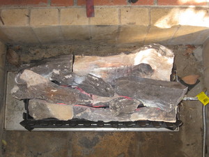 Seinors Plumbing Pic 2 - Pit Log Fire Installation