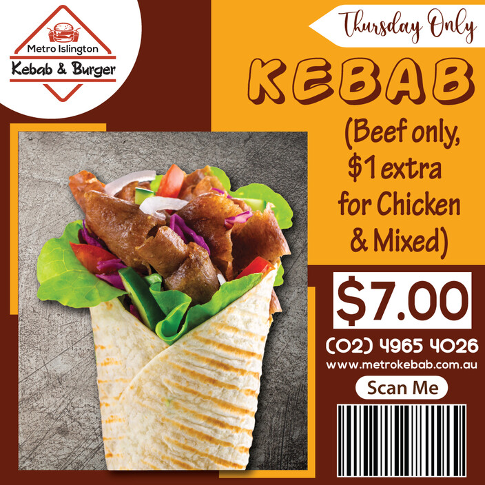 Metro Islington Kebab & Burger Pic 2 - Kebab Special