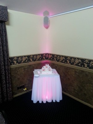 Nick Pollock Events Pic 2 - Cake Table Lighting