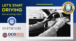 DOS Driving School - Roxburgh Park Pic 4 - Practical Tests Nervous about your VicRoads driving test Dont sweat the nerves sweat the skills DOS Practical Test Lessons equip you with the knowledge confidence and polish to ace your VicRoads driving test with flying colors