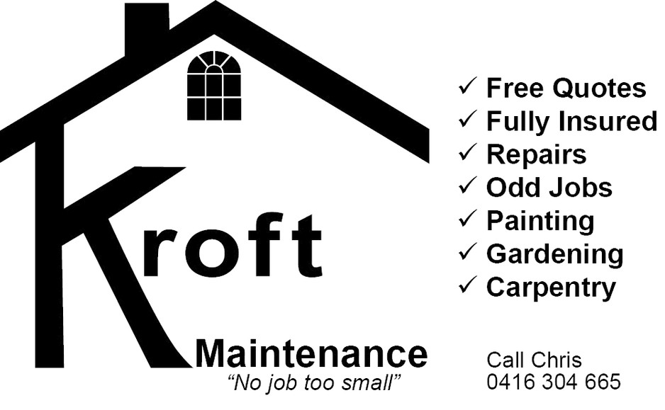 Kroft Maintenance Pic 1