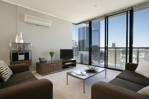 Melbourne Short Stay Apartments Pic 2 - bright living areas