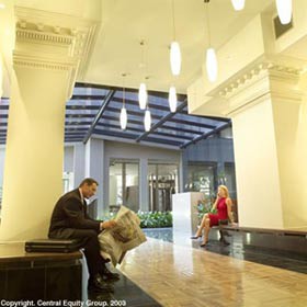 Melbourne Short Stay Apartments Pic 5 - grand entry foyer