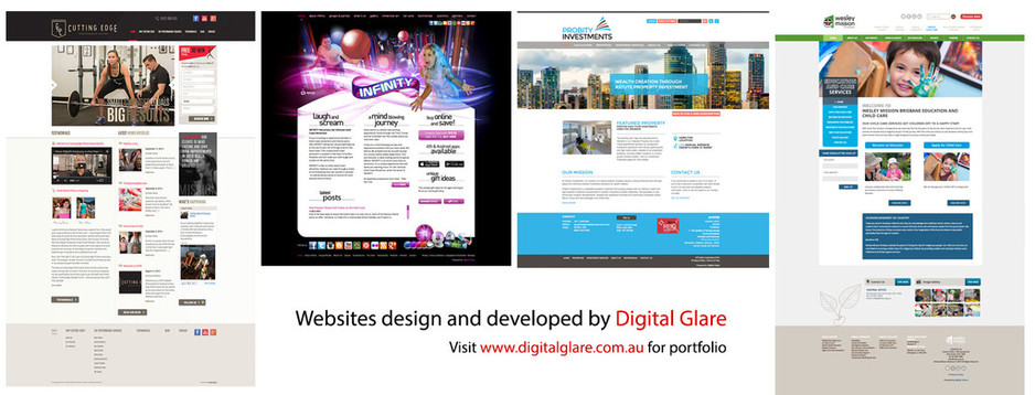 Digital Glare Pic 1 - Web Design examples