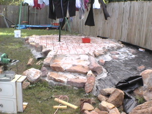 The Get To It Men Pic 3 - rock steps and paving