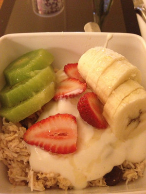 Bumble's Pic 2 - Bircher muesli fruit honey