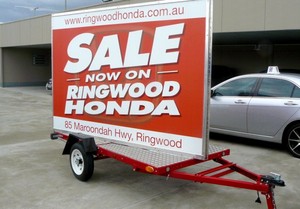 Trailer Signs Pic 2 - Trailer Sign for sale or hire