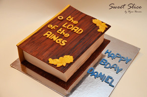 Sweet Slice Pic 2 - Lord of the Rings Book Chocolate flavour