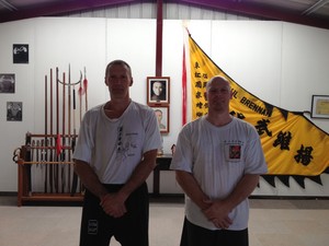 KUNG FU SYDNEY Pic 2 - Si Hing Victor Hulewicz with Si Fu Paul Brennan