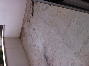 Stain Busters Cleaning Systems Perth Pic 5 - Dirty balcony tiles