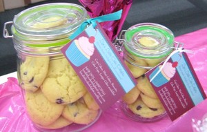 Lyn's Little Cake Delights Pic 2 - Jars of Chocolate Chip Cookies