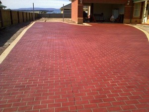 Paving Solutions Pic 5 - Stencil Concrete