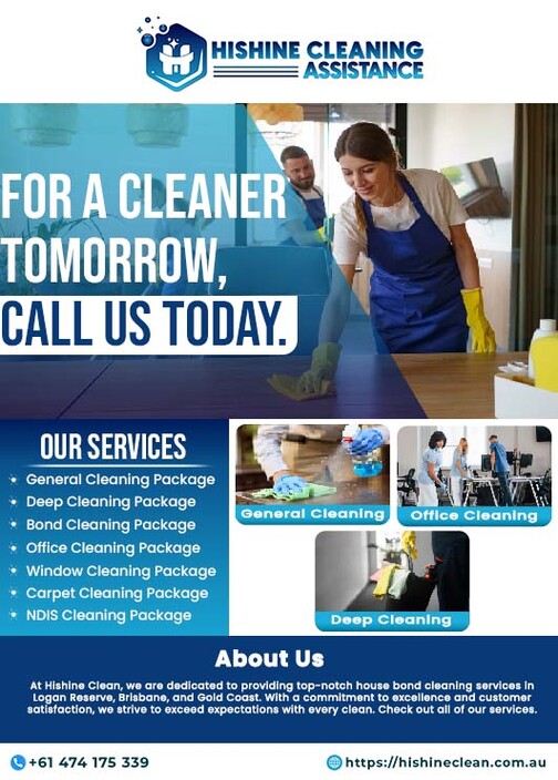 Hishine Cleaning Assistance Pic 1 - house cleaning logan