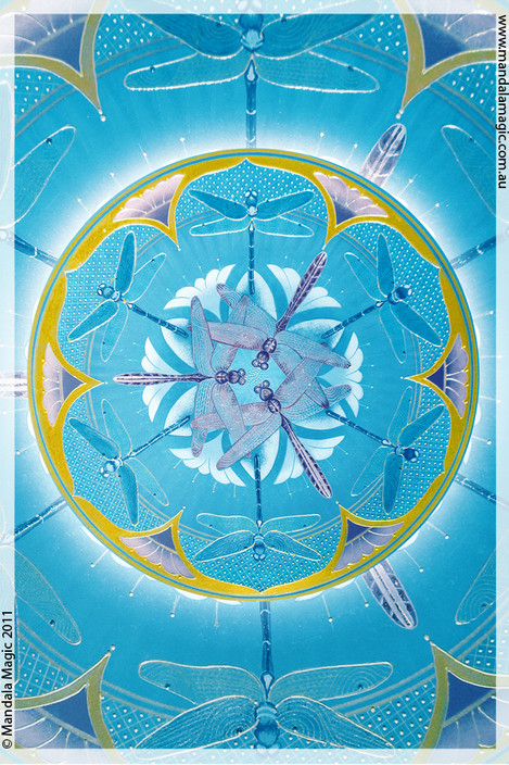 Mandala Magic Pic 1 - Dragonfly Dreaming