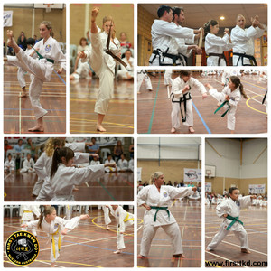 First Tae Kwon Do Duncraig Pic 2 - First Taekwondo Perth WA Female collage 2017