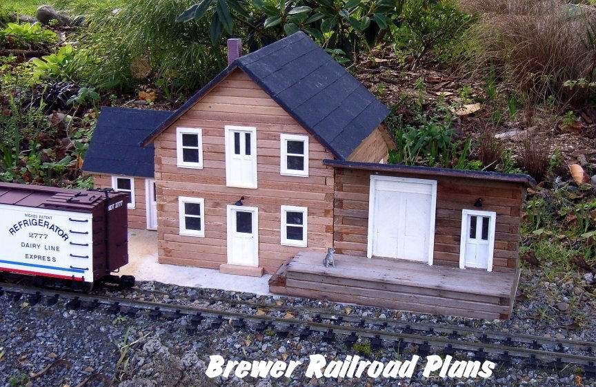 Brewer Railroad Plans Pic 1 - Cottonwood House Shed